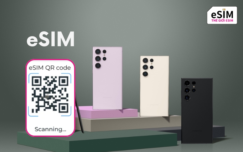 esim s23 ultra giúp lướt mạng tốc độ cao, giữ SIM chính nhận OTP cực kỳ tiện lợi.